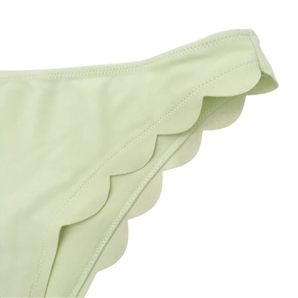 Abercrombie Scallop Triangle Bikini Set Size Large Light Green Swim Top Bottom - Picture 10 of 16